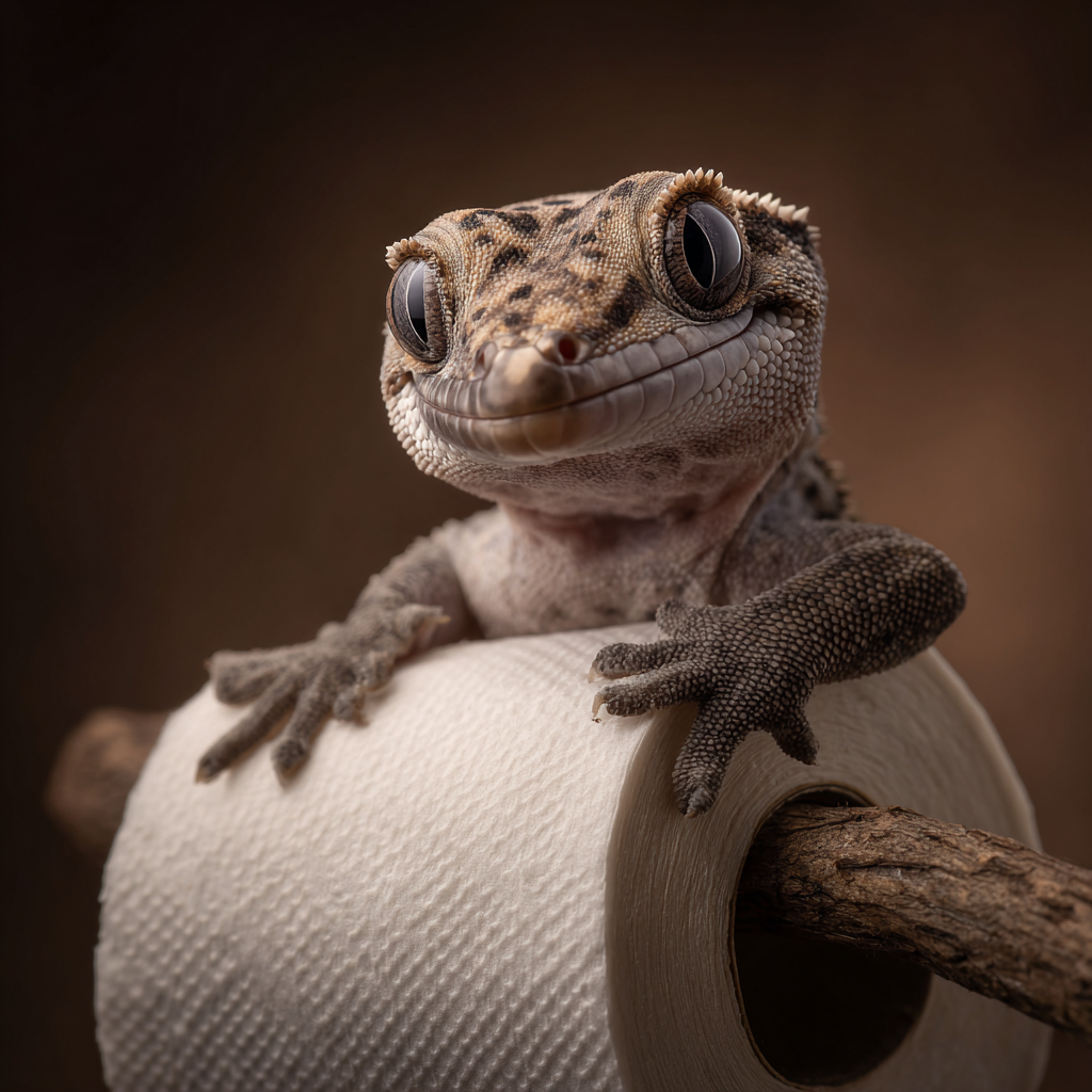 Humorous - Gecko - I see you're short a bit... he he!