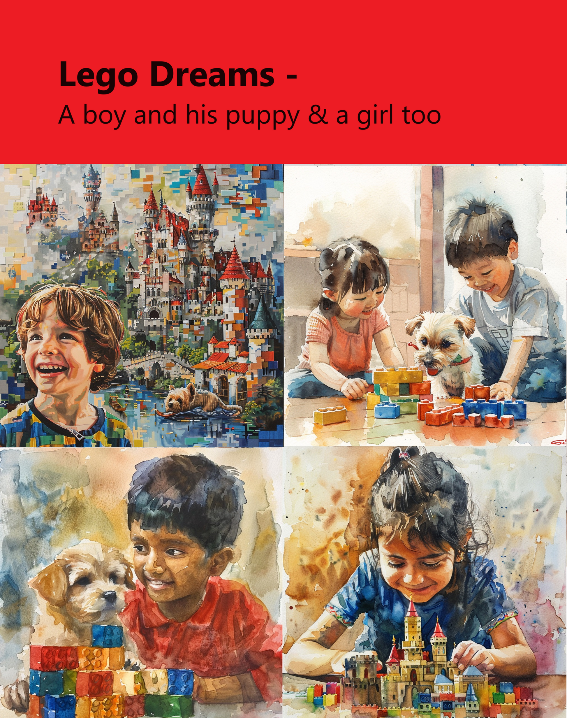 Lego Dreams - A boy and his puppy and a girl too