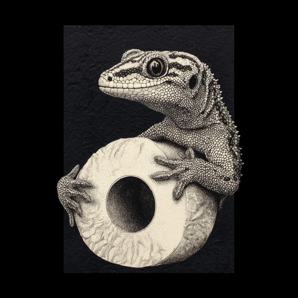 Humorous - Gecko - It's all mine - get your own!